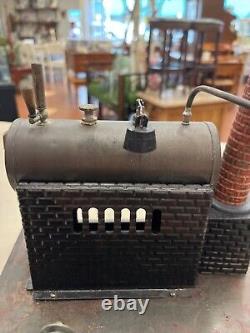 Rare! Antique 1920s Doll DC Horizontal working 1920 Steam Engine with Boiler Toy