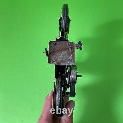 Rare Antique Arnold A643 Tin Windup Sparking Toy Motorcycle Made Germany Us Zone