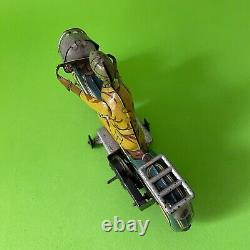 Rare Antique Arnold A643 Tin Windup Sparking Toy Motorcycle Made Germany Us Zone