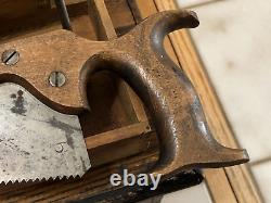 Rare Boys Favorite Tool Chests 2800 S With Original Wooden Vintage Tools Very Nice