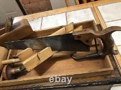 Rare Boys Favorite Tool Chests 2800 S With Original Wooden Vintage Tools Very Nice