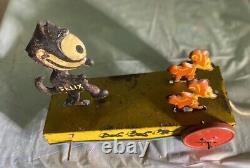 Rare Felix the Cat by Nifty Toys 1930s Chasing Mice by Pat Sullivan