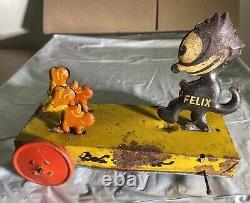 Rare Felix the Cat by Nifty Toys 1930s Chasing Mice by Pat Sullivan