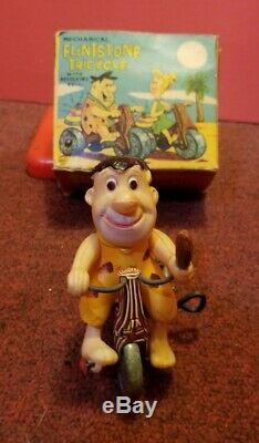 Rare Marx 1962 Fred Flintstone Tricycle With Original Box