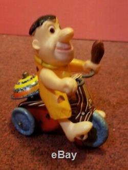 Rare Marx 1962 Fred Flintstone Tricycle With Original Box