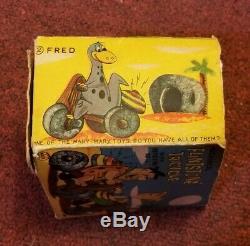 Rare Marx 1962 Fred Flintstone Tricycle With Original Box