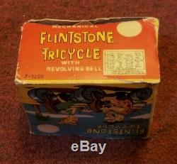 Rare Marx 1962 Fred Flintstone Tricycle With Original Box