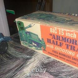 Rare Multiple Products Ww 2 Armored 15 Inch Half Track With Original Box 1965