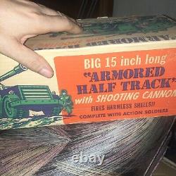 Rare Multiple Products Ww 2 Armored 15 Inch Half Track With Original Box 1965