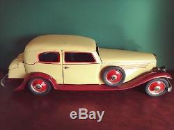 Rare Original 1930s Paya Spain Tin Wind-up Horch Gran Sedan Duesenberg Limousine