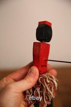 Rare Original Dancin Dan & Dina Wonder Women Tap Dancer Wood Toy 1938 Americana