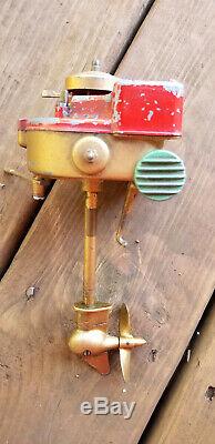 Rare Orkincraft Windup Toy Outboard Motor