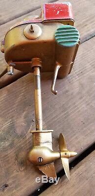 Rare Orkincraft Windup Toy Outboard Motor