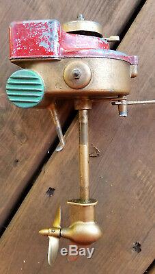 Rare Orkincraft Windup Toy Outboard Motor