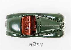 Rare Schuco Examico 4001 Windup Metal Car Green Original Vintage Works! Germany