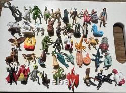 Rare Vintage 1970s Monster Movie Mini Figures by K Toys Lot of 46 MINT HTF
