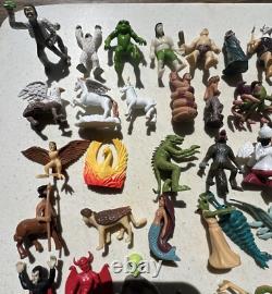 Rare Vintage 1970s Monster Movie Mini Figures by K Toys Lot of 46 MINT HTF