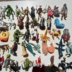 Rare Vintage 1970s Monster Movie Mini Figures by K Toys Lot of 46 MINT HTF