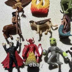 Rare Vintage 1970s Monster Movie Mini Figures by K Toys Lot of 46 MINT HTF