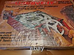 Rare Vintage 1974 Antique U-Drive-It Table Top Action Toy Set Pre-Owned Untested