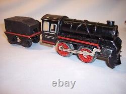 Rare Vintage Antique Distler Wind Up Tin Toy Train Set Germany Works