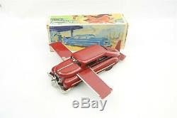 Rare Vintage Blomer & Schueler Aero-Car #500 with Original Box Tin Windup Toy Car