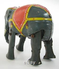 Rare Vintage Early Jumbo Elephant German Wind Up Tin Toy D. R. G. M. Germany See