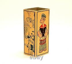 Rare Vintage J. Chein No. 252 Popeye Drummer Tin Toy with Original Box