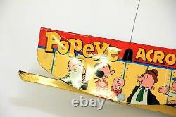 Rare Vintage Linemar Popeye Acrobat Tin Windup Toy Marx