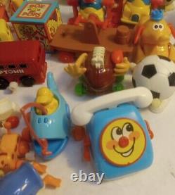 Rare Vintage Lot Wind Up Toys (74) Tomy, ABC, Galoab, Talbot, Hallmark 1977-1987