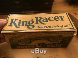 Rare Vintage Marx 1925 King Racer With Original Box