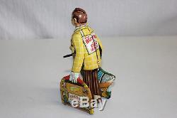Rare Vintage Marx Tin Litho Wind Up The Butter and Egg Man Works EX Must L@@K