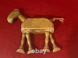 Rare Vintage Schoenhut 1922 Barney Google's Wooden Horse Spark Plug