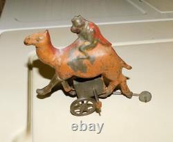 Rare Vintage Tin Guntherman Wind Up Camel Toy