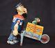 Rare Vintage Toy Tin Litho Wind-Up Toy, Popeye Express, 1930s