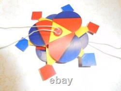 Rare Vintage Weird Spin Spin (pat pend) Spinning Colorful Plastic/String Toy