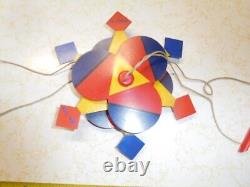 Rare Vintage Weird Spin Spin (pat pend) Spinning Colorful Plastic/String Toy