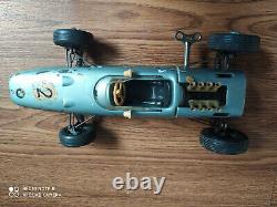 Rare vintage wind up Schuco BMW Formula 2 toy car made in Germany working order