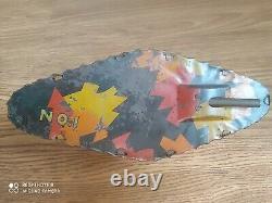 Rare vintage wind-up battle tank tin toy of 50's made in Japan (Working order)