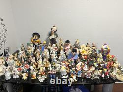 Retro Clown Vintage Lot Over 50 Pieces And More Bozo Jester Circus Music Bells