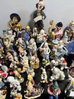 Retro Clown Vintage Lot Over 50 Pieces And More Bozo Jester Circus Music Bells