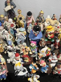 Retro Clown Vintage Lot Over 50 Pieces And More Bozo Jester Circus Music Bells