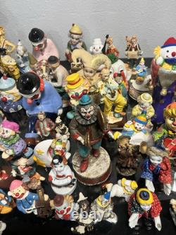 Retro Clown Vintage Lot Over 50 Pieces And More Bozo Jester Circus Music Bells