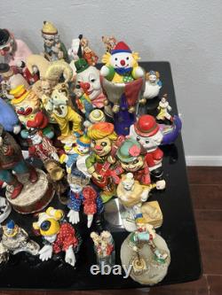 Retro Clown Vintage Lot Over 50 Pieces And More Bozo Jester Circus Music Bells