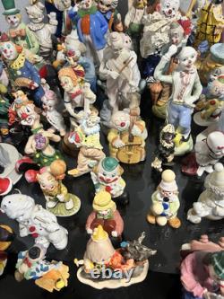 Retro Clown Vintage Lot Over 50 Pieces And More Bozo Jester Circus Music Bells