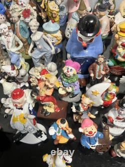 Retro Clown Vintage Lot Over 50 Pieces And More Bozo Jester Circus Music Bells
