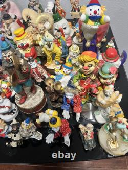 Retro Clown Vintage Lot Over 50 Pieces And More Bozo Jester Circus Music Bells