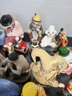 Retro Clown Vintage Lot Over 50 Pieces And More Bozo Jester Circus Music Bells