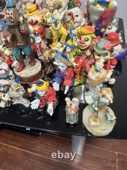 Retro Clown Vintage Lot Over 50 Pieces And More Bozo Jester Circus Music Bells