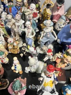 Retro Clown Vintage Lot Over 50 Pieces And More Bozo Jester Circus Music Bells